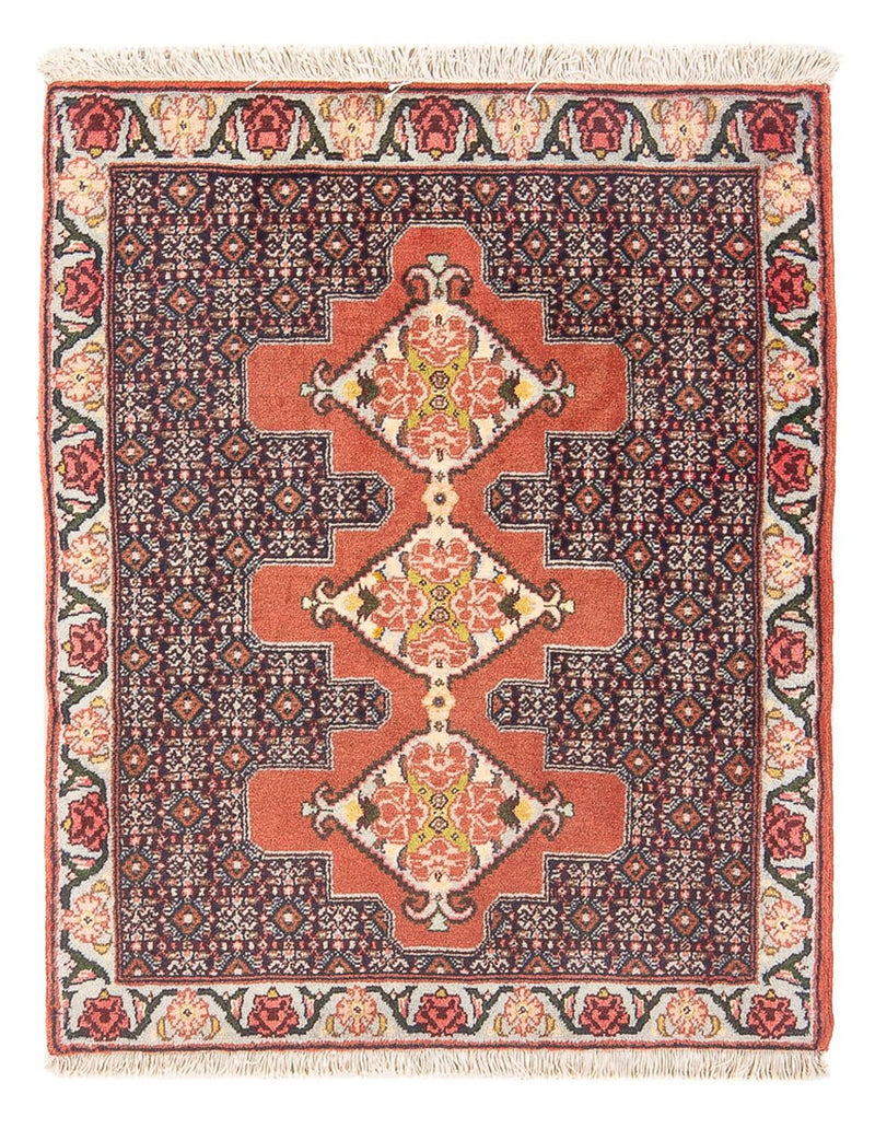 Senneh Teppich 73x100cm - Perserteppich - orange