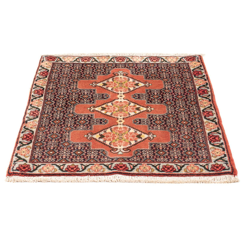 Senneh Teppich 73x100cm - Perserteppich - orange