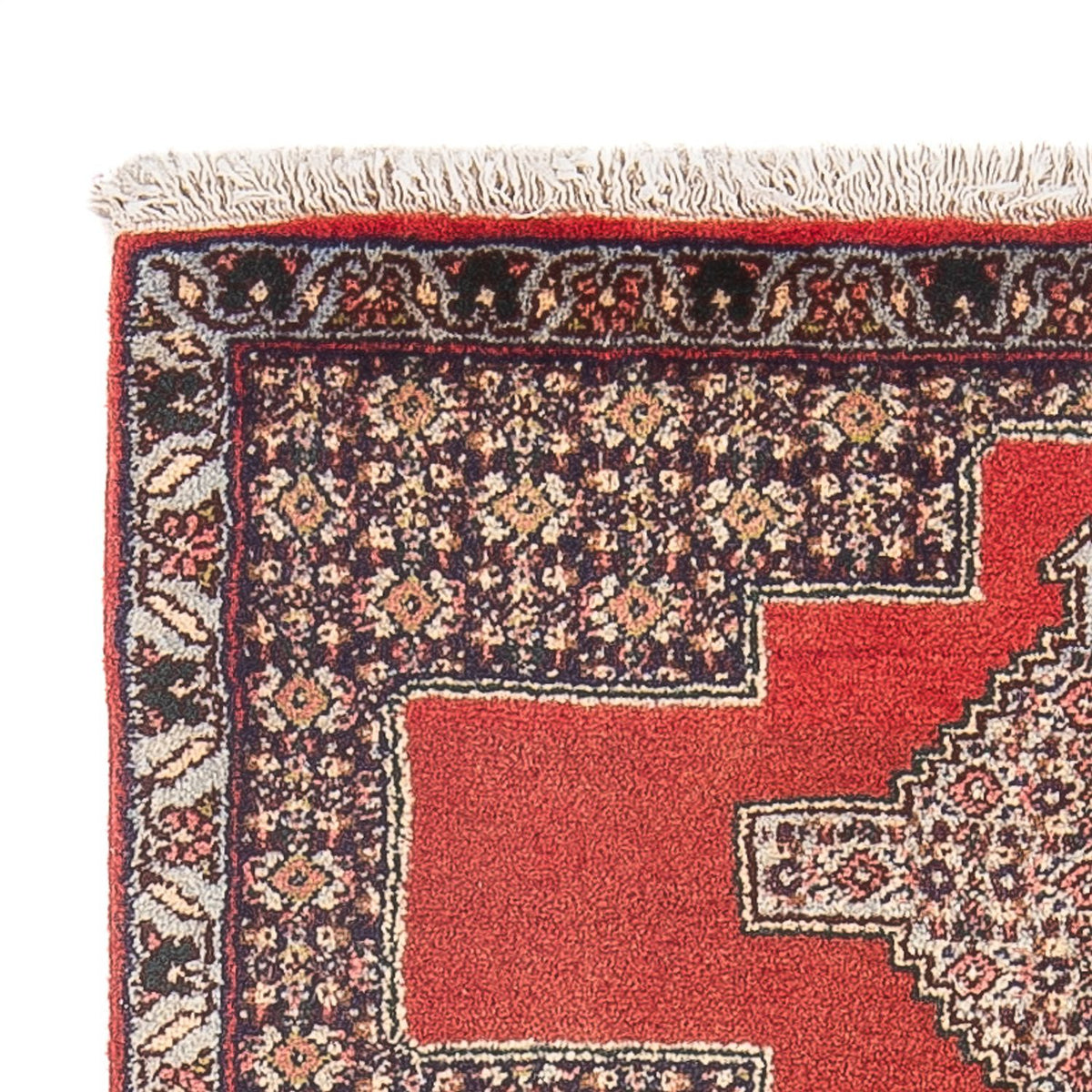 Senneh Teppich 73x104cm - Perserteppich - rot