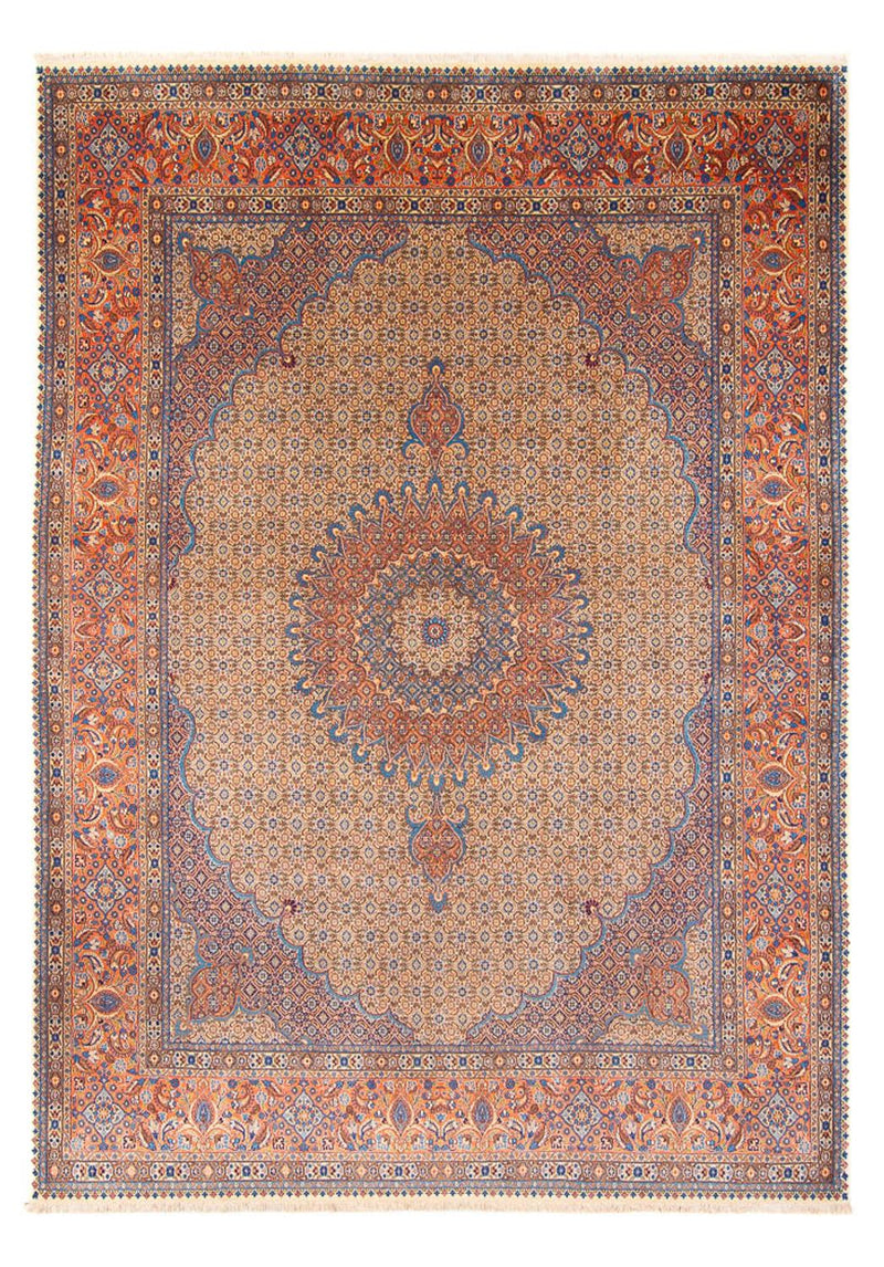 Moud Teppich 257x350cm - Perserteppich - dunkelbeige