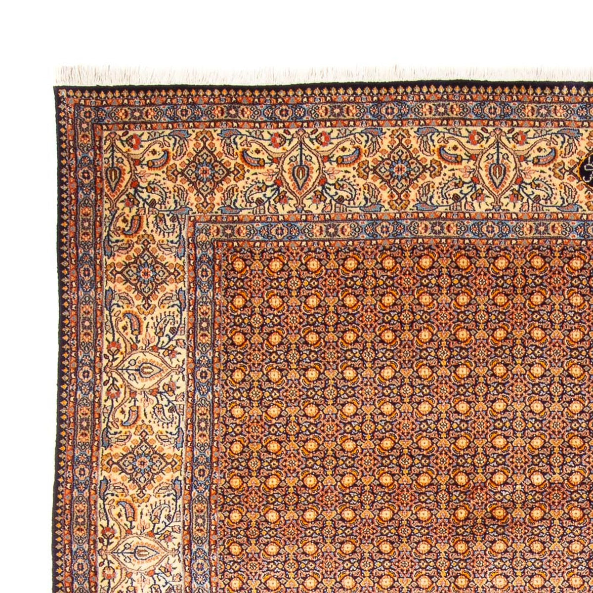 Moud Teppich 258x333cm - Perserteppich - dunkelblau