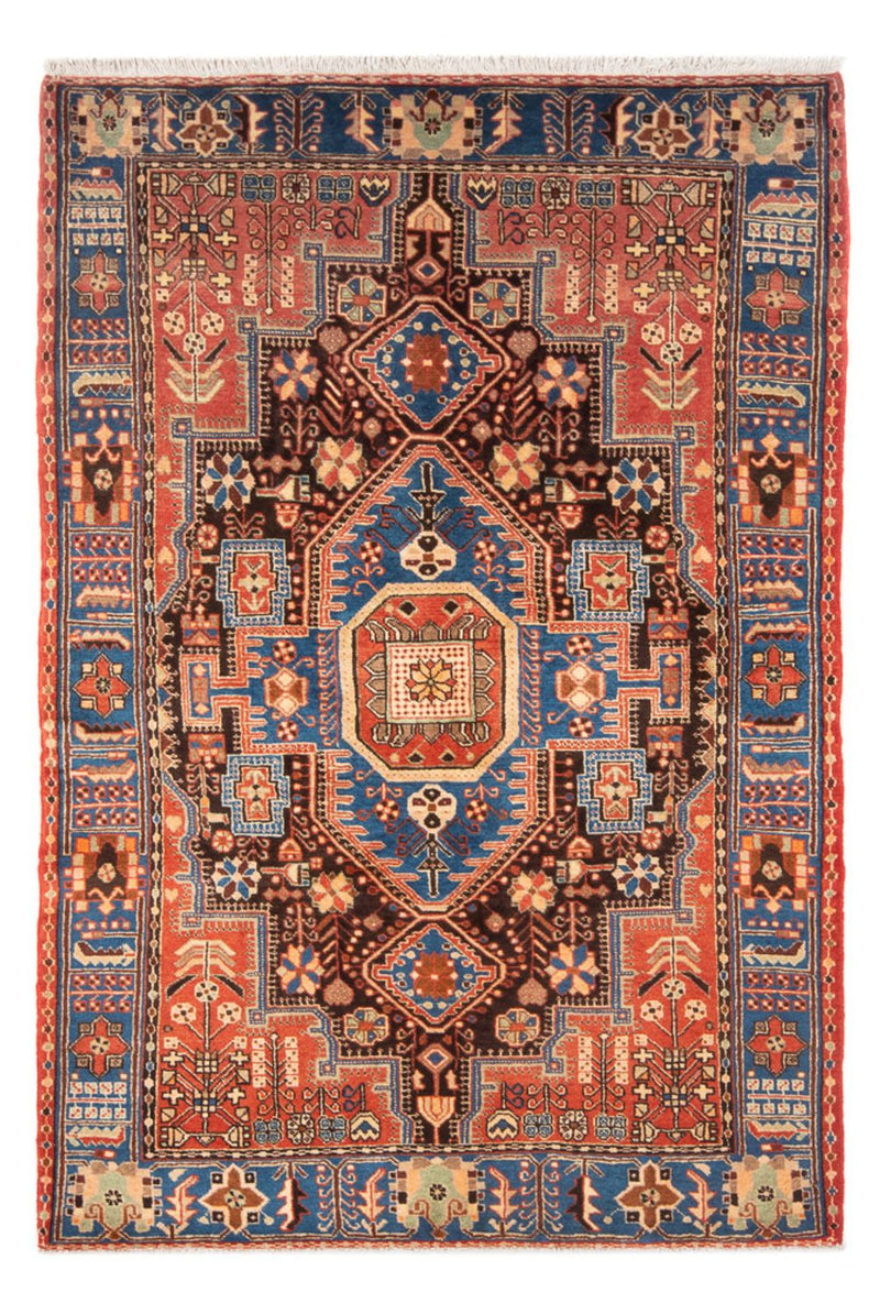 Nahavand Teppich 135x214cm - Perserteppich - blau