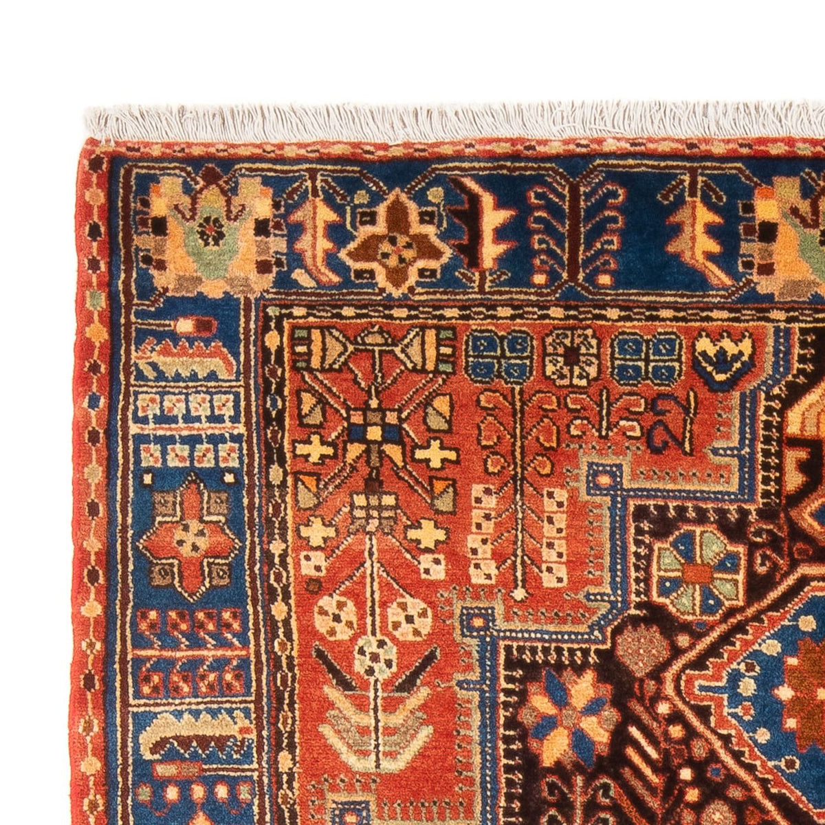 Nahavand Teppich 135x214cm - Perserteppich - blau