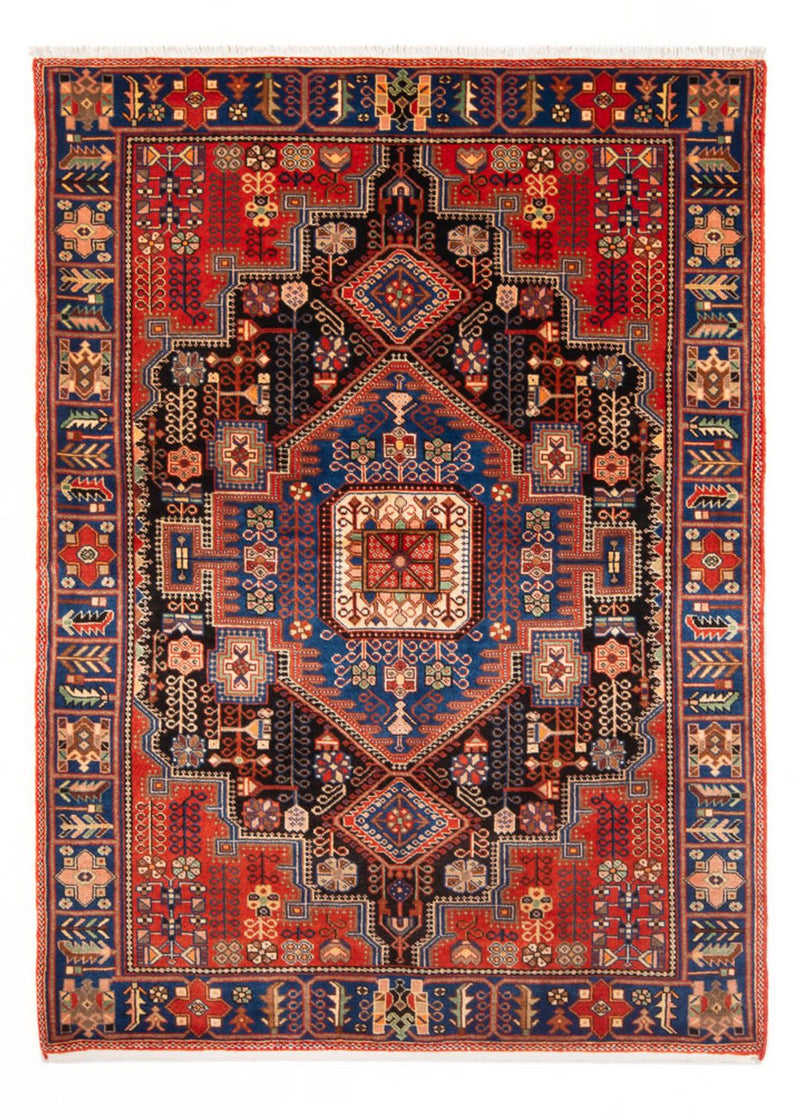 Nahavand Teppich 147x200cm - Perserteppich - blau