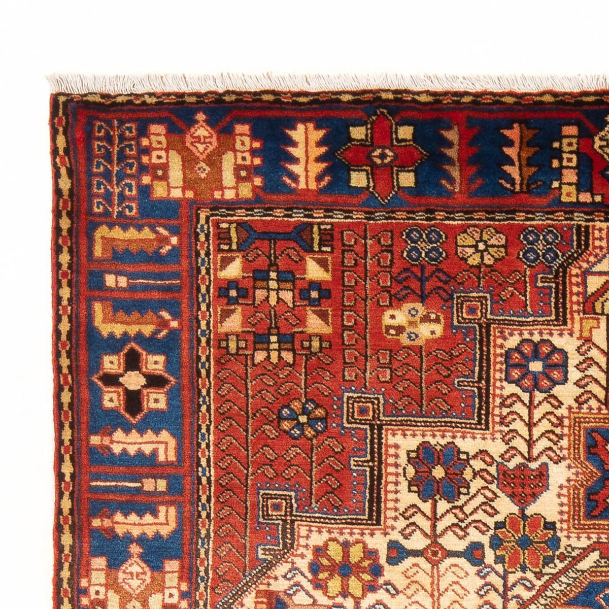 Nahavand Teppich 142x210cm - Perserteppich - blau