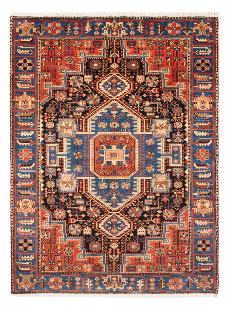Nahavand Teppich 142x198cm - Perserteppich - blau