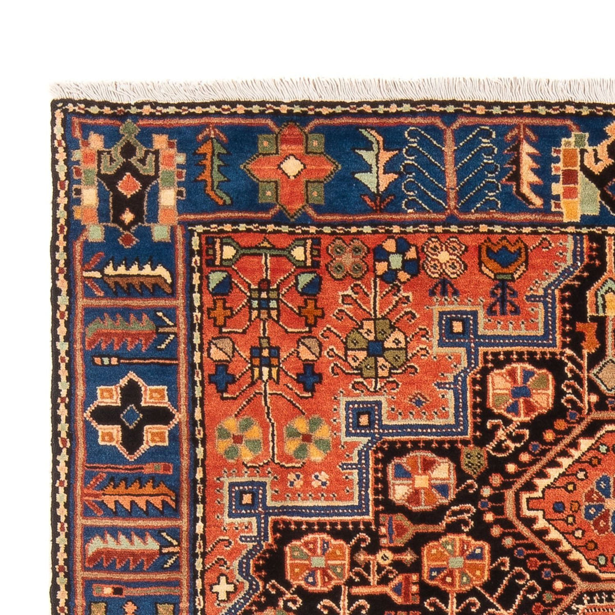 Nahavand Teppich 138x200cm - Perserteppich - blau