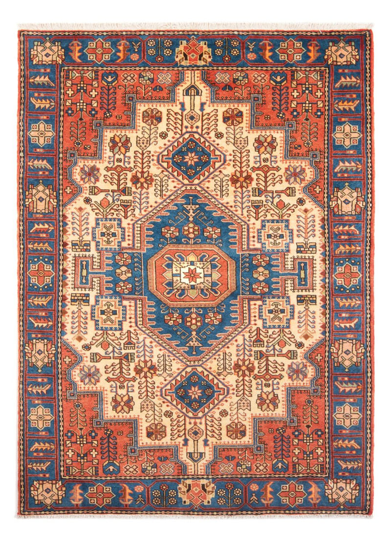 Nahavand Teppich 138x195cm - Perserteppich - blau