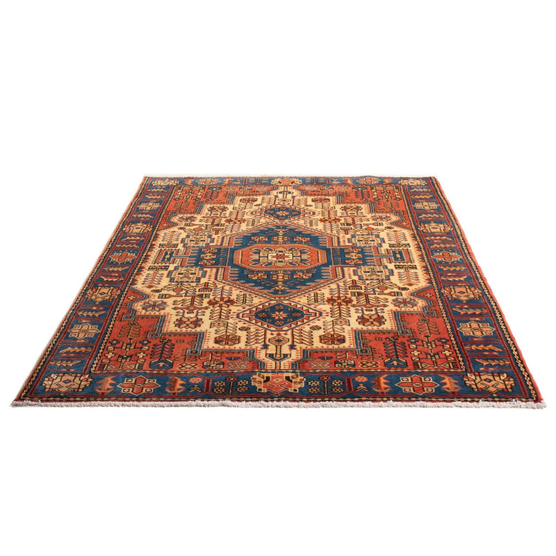 Nahavand Teppich 138x195cm - Perserteppich - blau