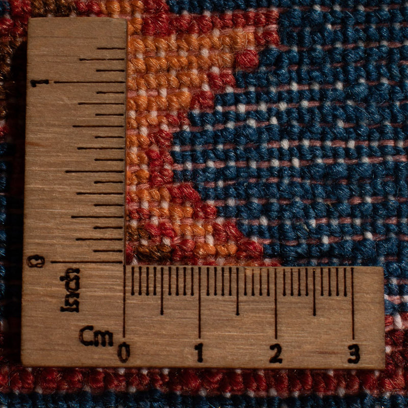 Nahavand Teppich 138x195cm - Perserteppich - blau