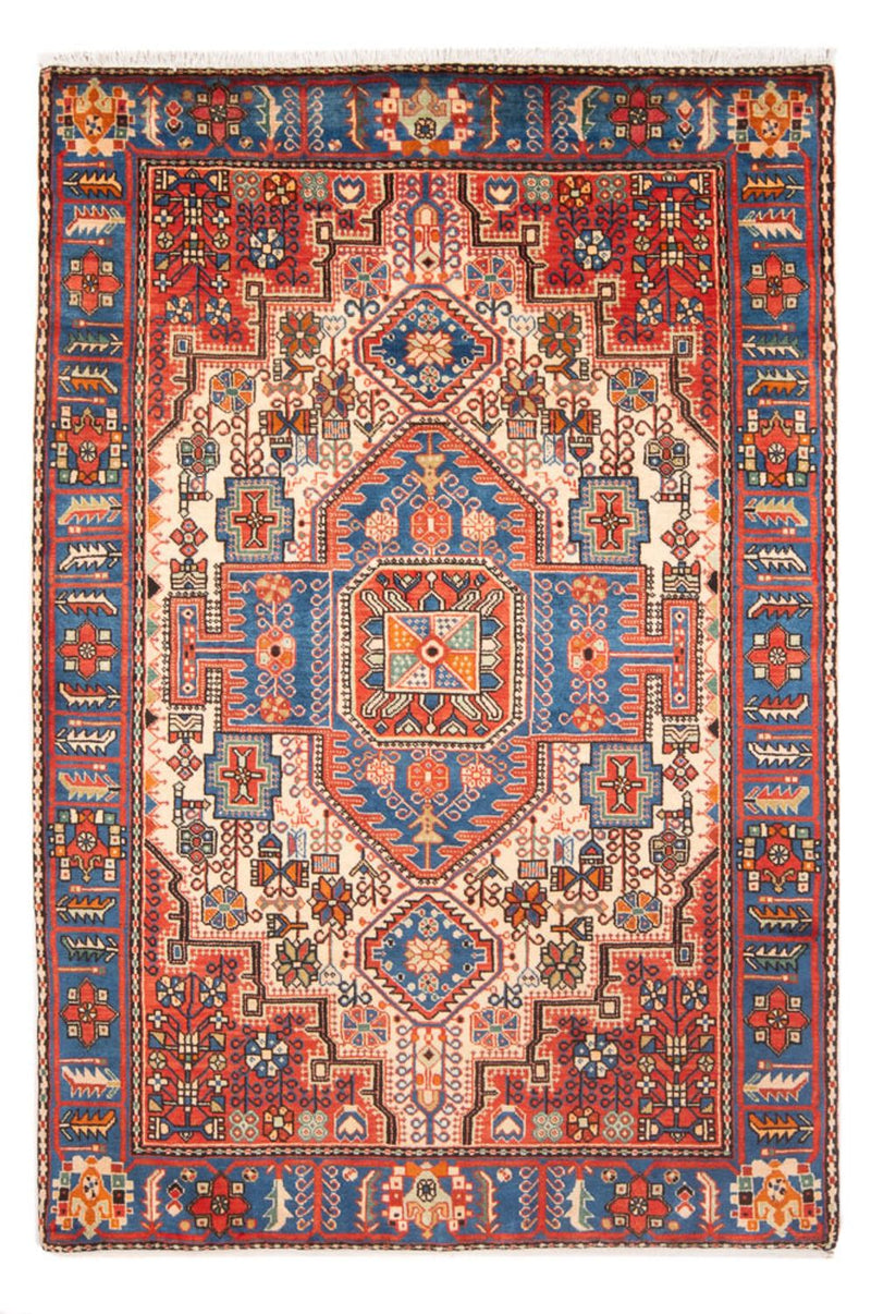 Nahavand Teppich 140x200cm - Perserteppich - blau