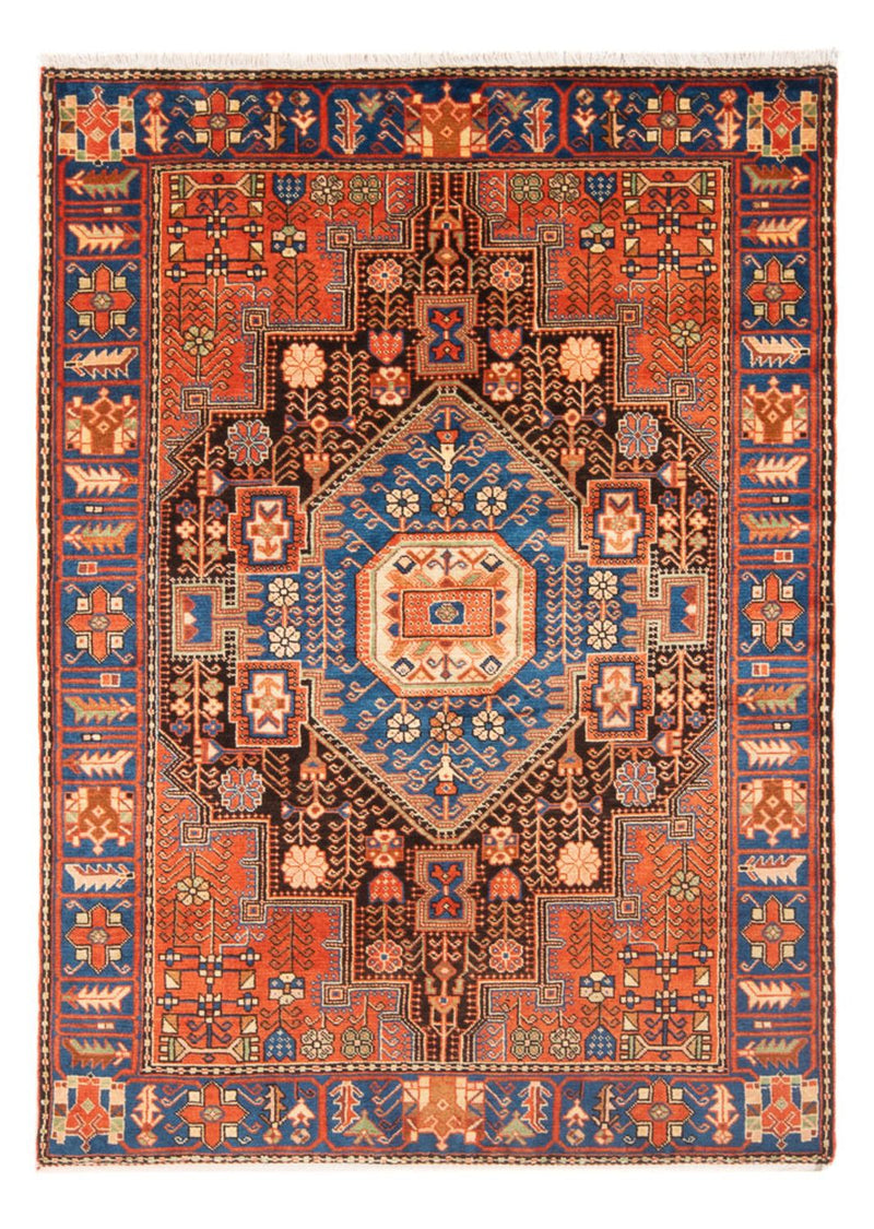 Nahavand Teppich 137x197cm - Perserteppich - blau