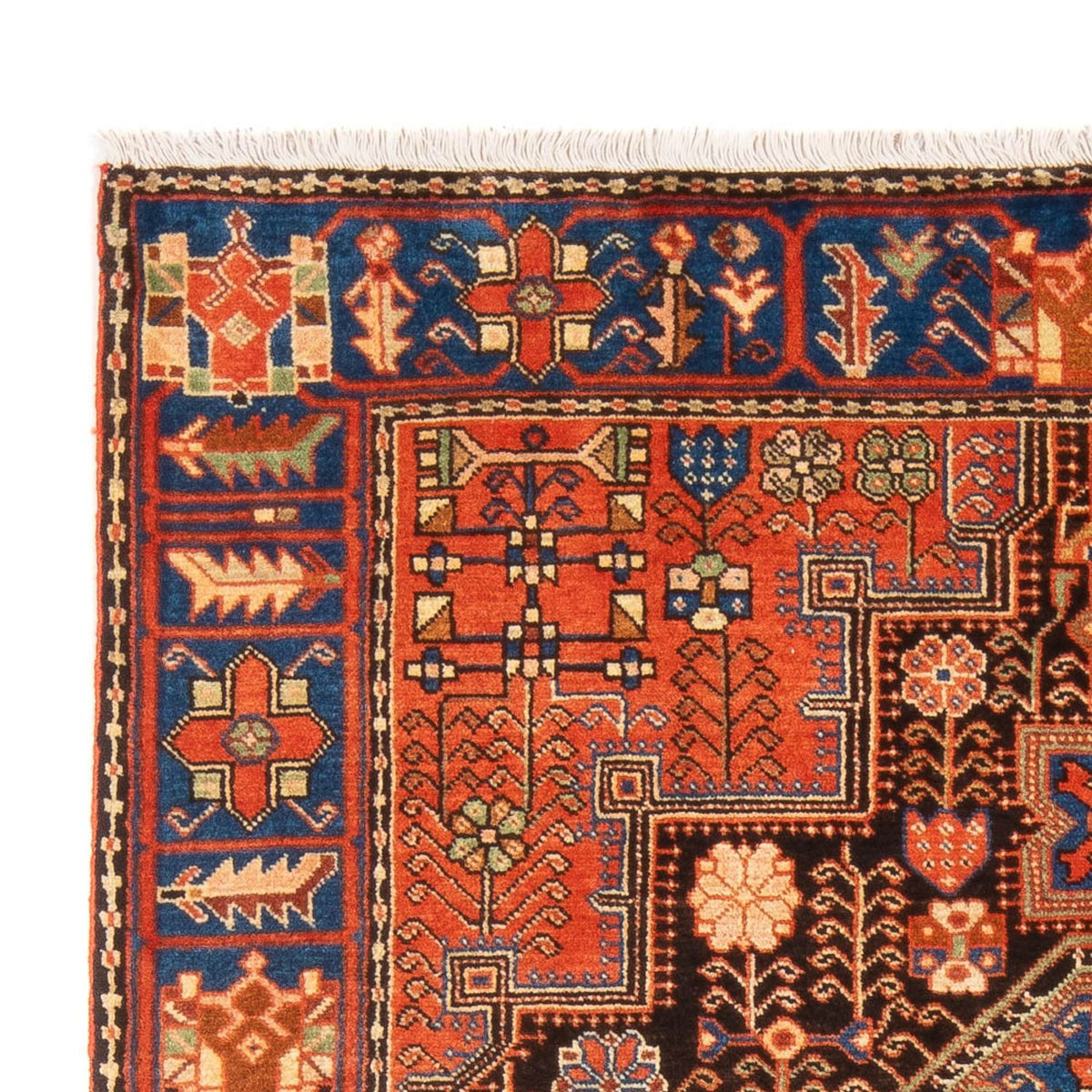 Nahavand Teppich 137x197cm - Perserteppich - blau
