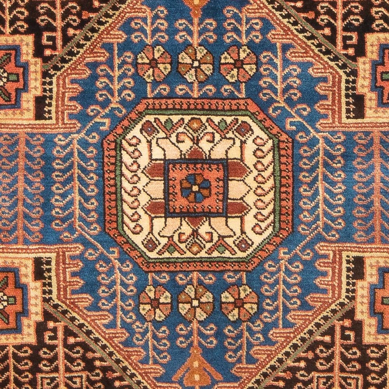 Nahavand Teppich 140x200cm - Perserteppich - blau