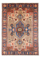Nahavand Teppich 135x194cm - Perserteppich - blau
