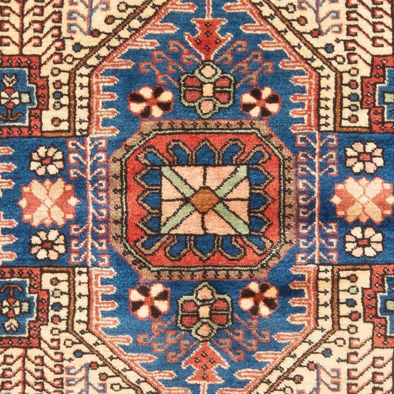 Nahavand Teppich 135x194cm - Perserteppich - blau