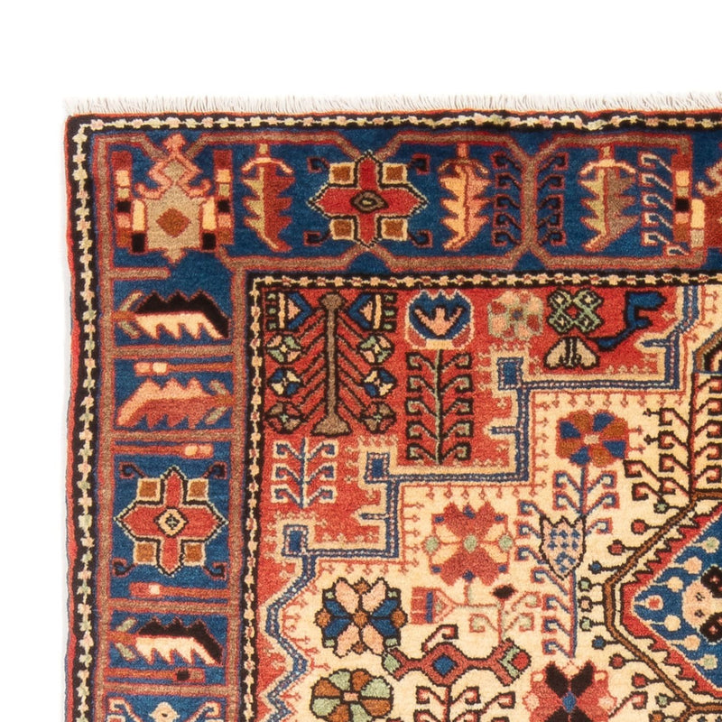 Nahavand Teppich 135x194cm - Perserteppich - blau