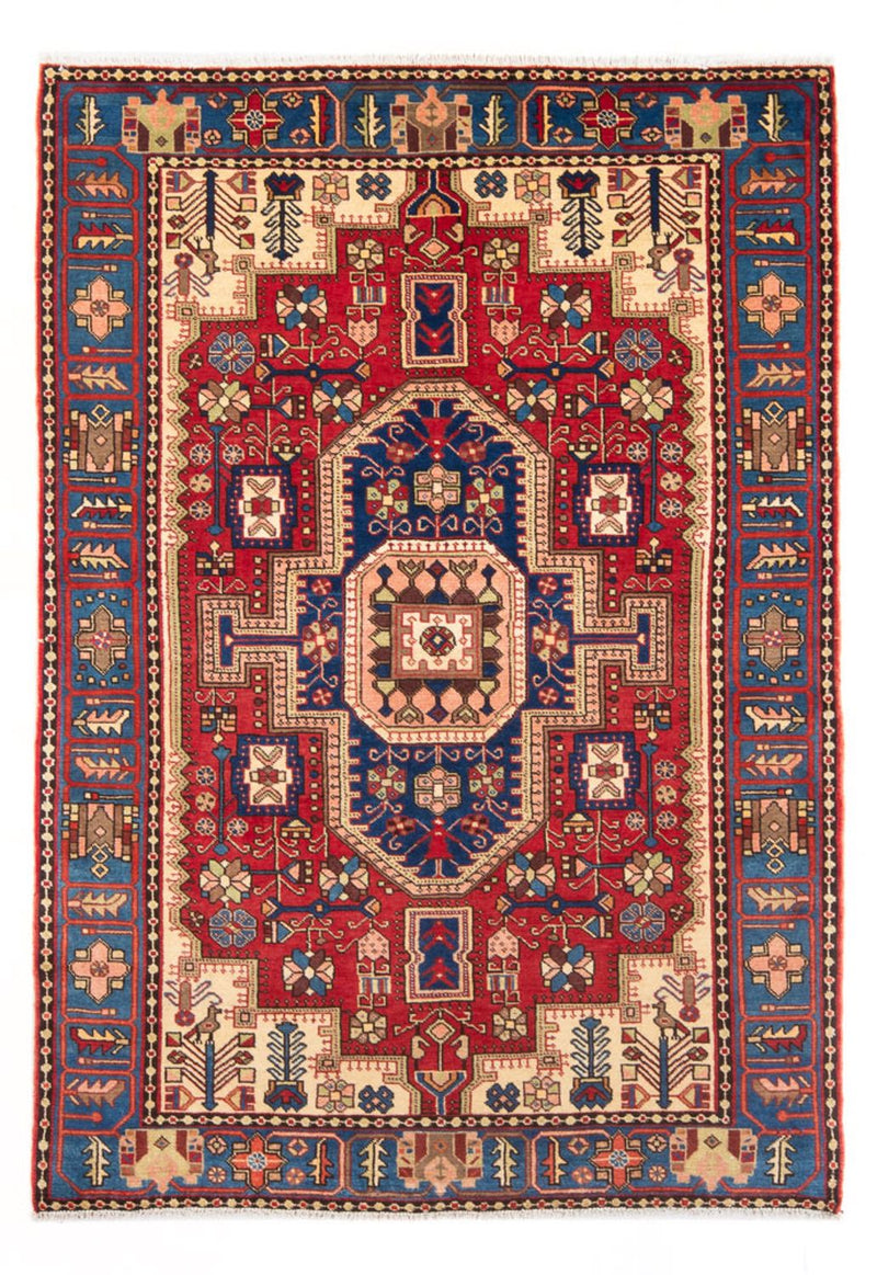 Nahavand Teppich 147x196cm - Perserteppich - blau