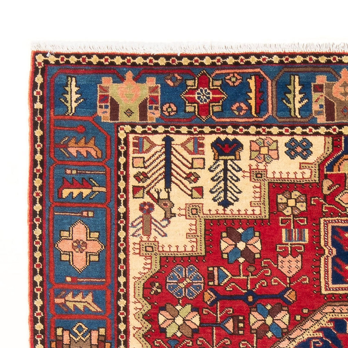 Nahavand Teppich 147x196cm - Perserteppich - blau