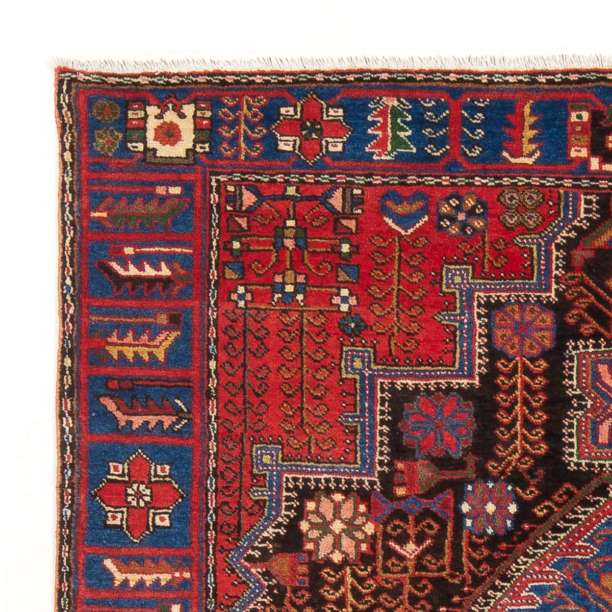Nahavand Teppich 137x213cm - Perserteppich - blau
