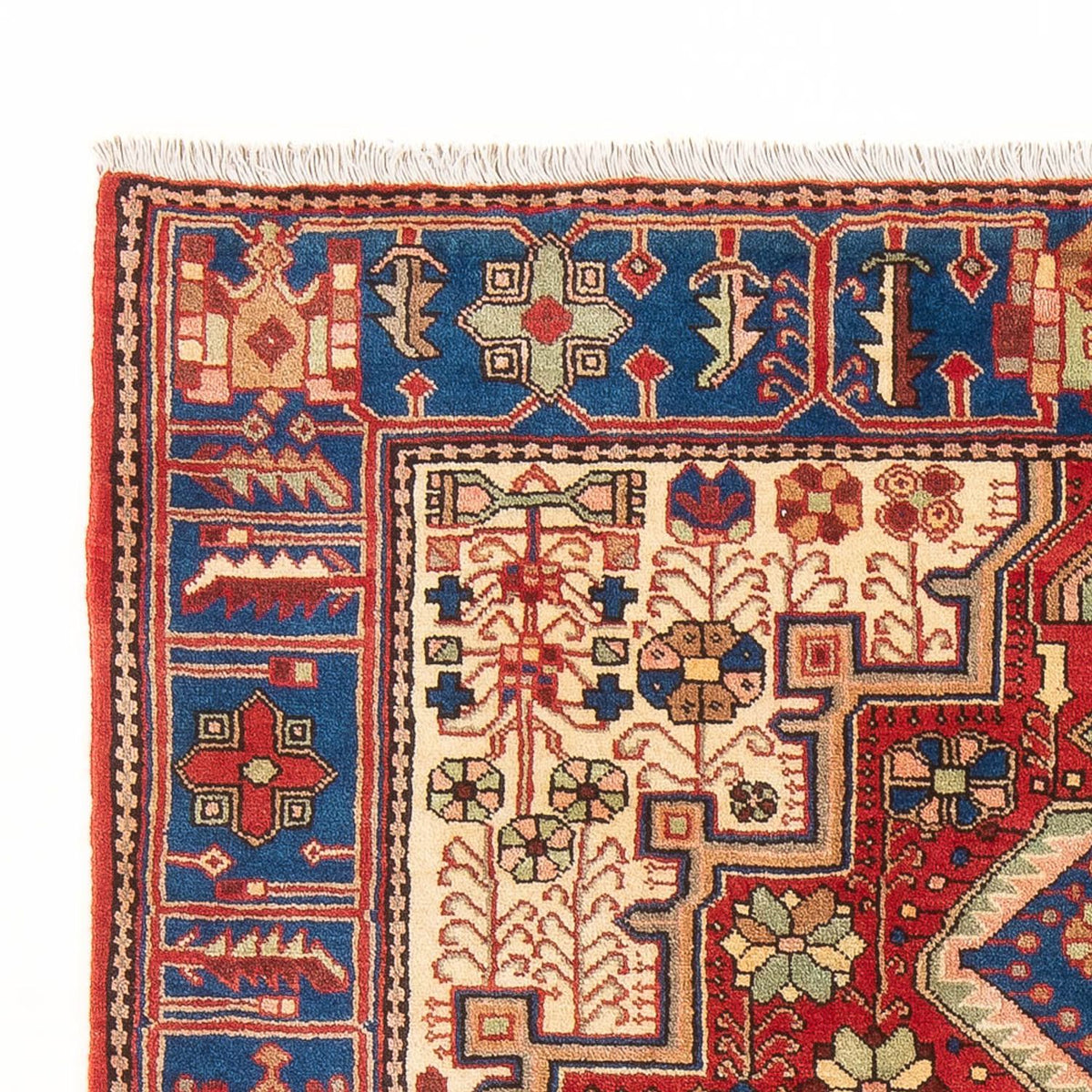 Nahavand Teppich 140x200cm - Perserteppich - blau