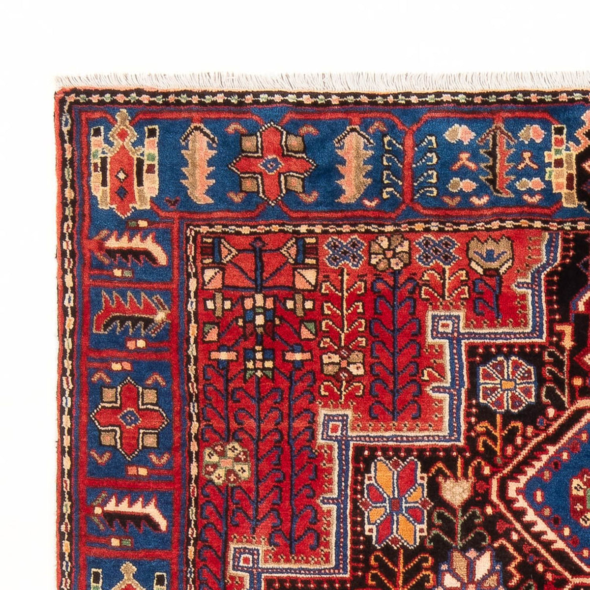 Nahavand Teppich 140x195cm - Perserteppich - blau
