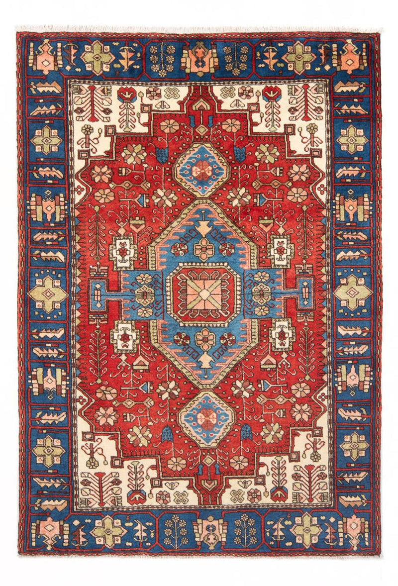 Nahavand Teppich 136x188cm - Perserteppich - blau