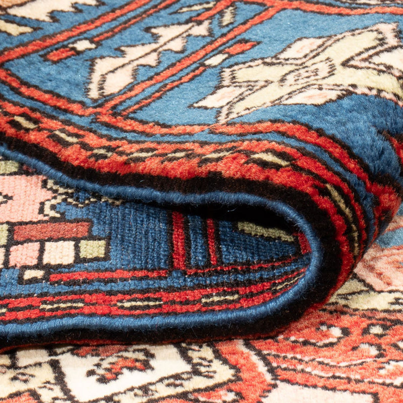 Nahavand Teppich 136x188cm - Perserteppich - blau