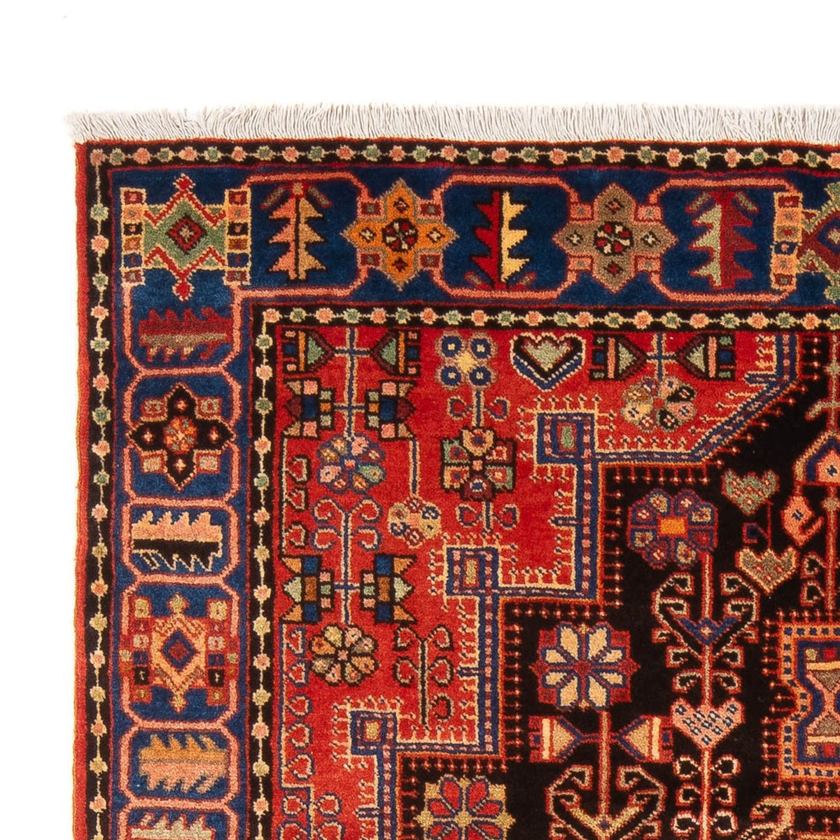Nahavand Teppich 142x204cm - Perserteppich - blau