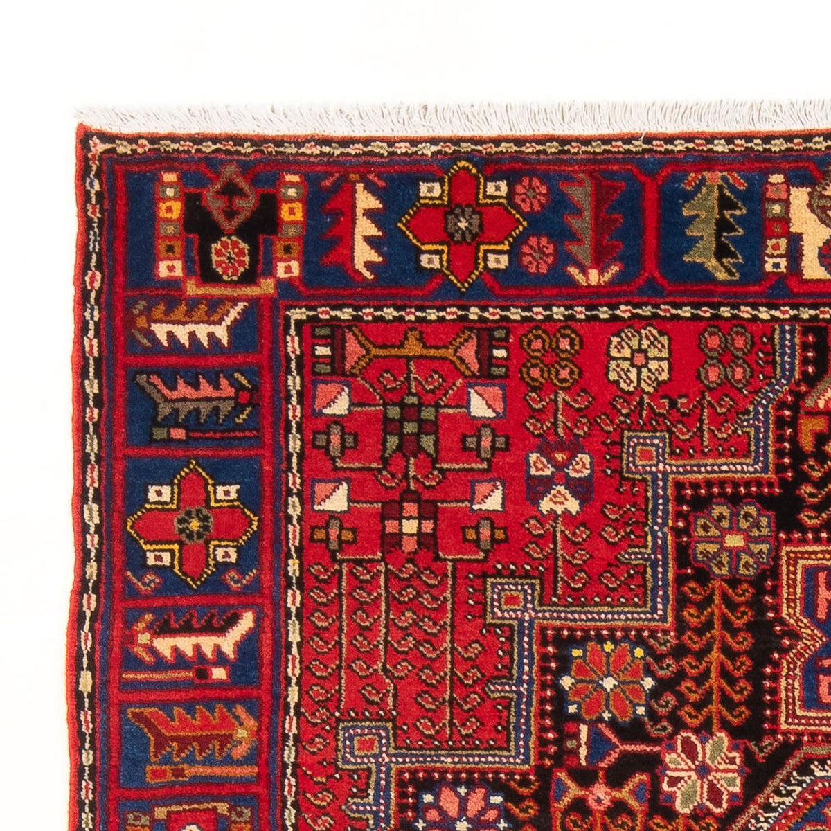 Nahavand Teppich 136x195cm - Perserteppich - blau
