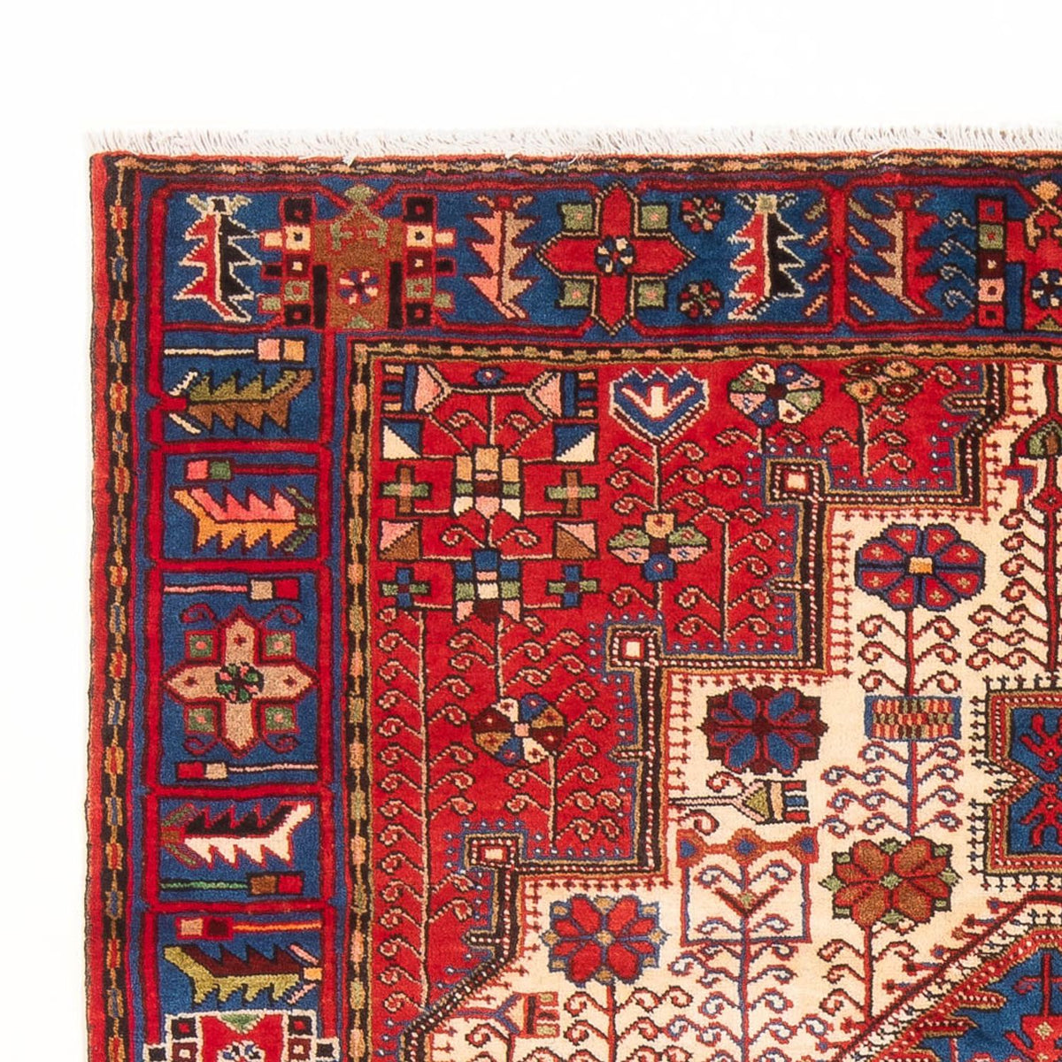 Nahavand Teppich 135x195cm - Perserteppich - blau