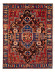 Nahavand Teppich 136x187cm - Perserteppich - bordeauxrot