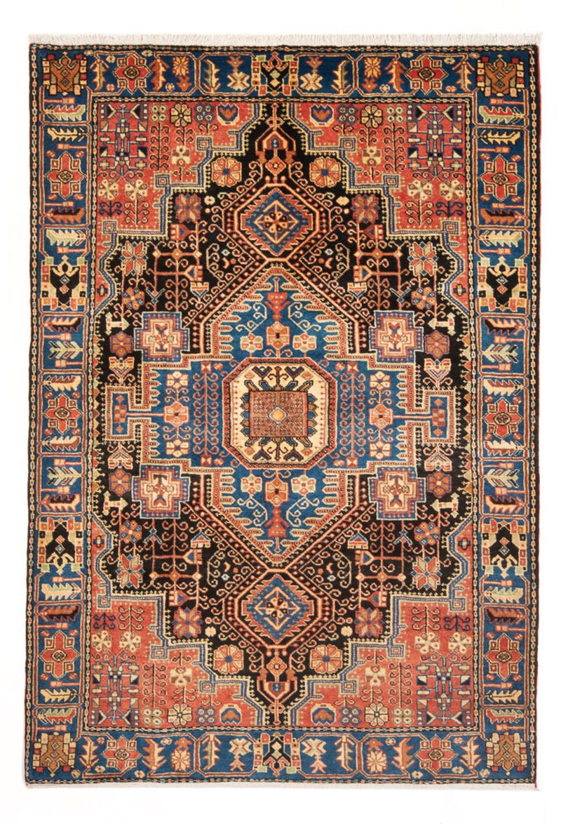 Nahavand Teppich 156x188cm - Perserteppich - dunkelblau