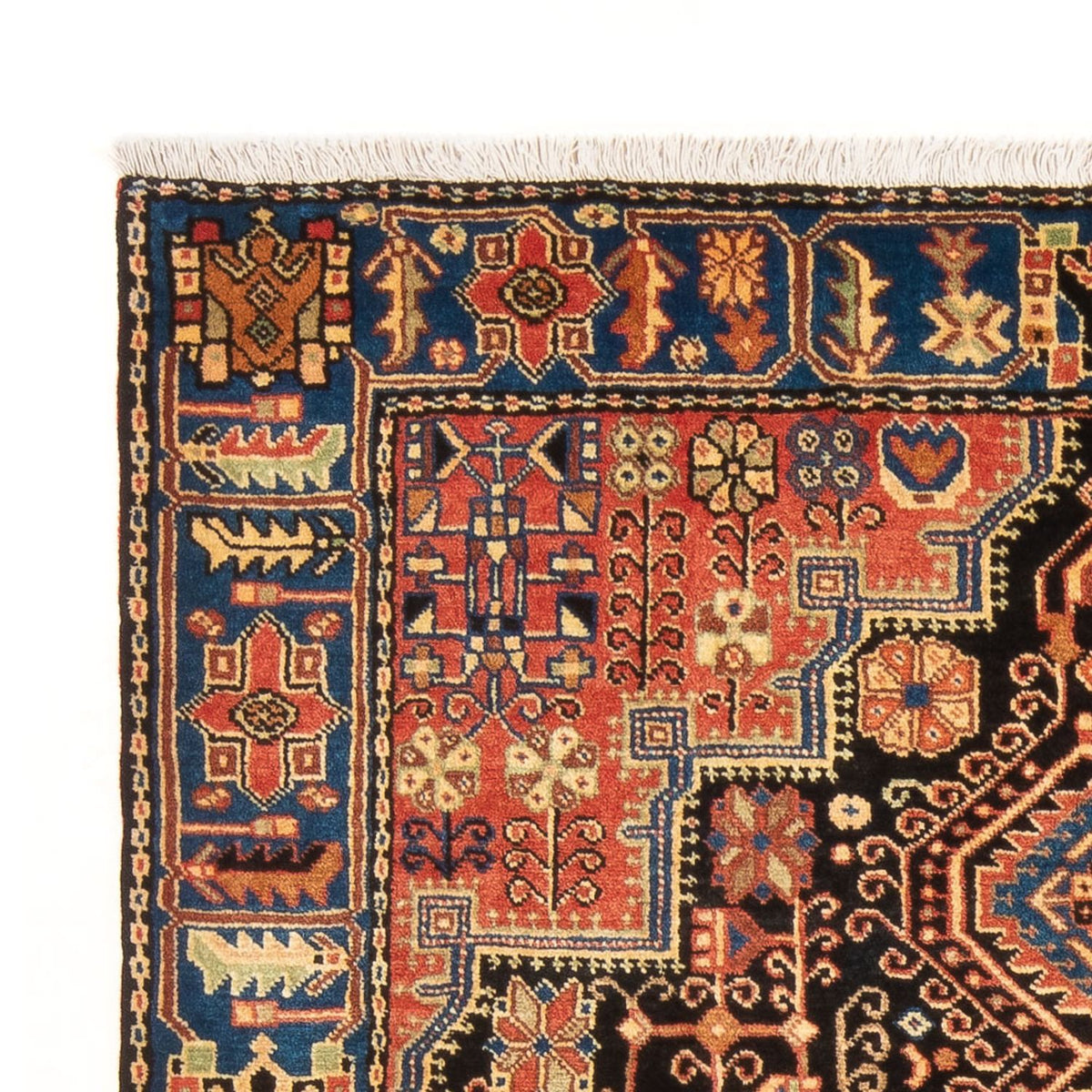 Nahavand Teppich 156x188cm - Perserteppich - dunkelblau