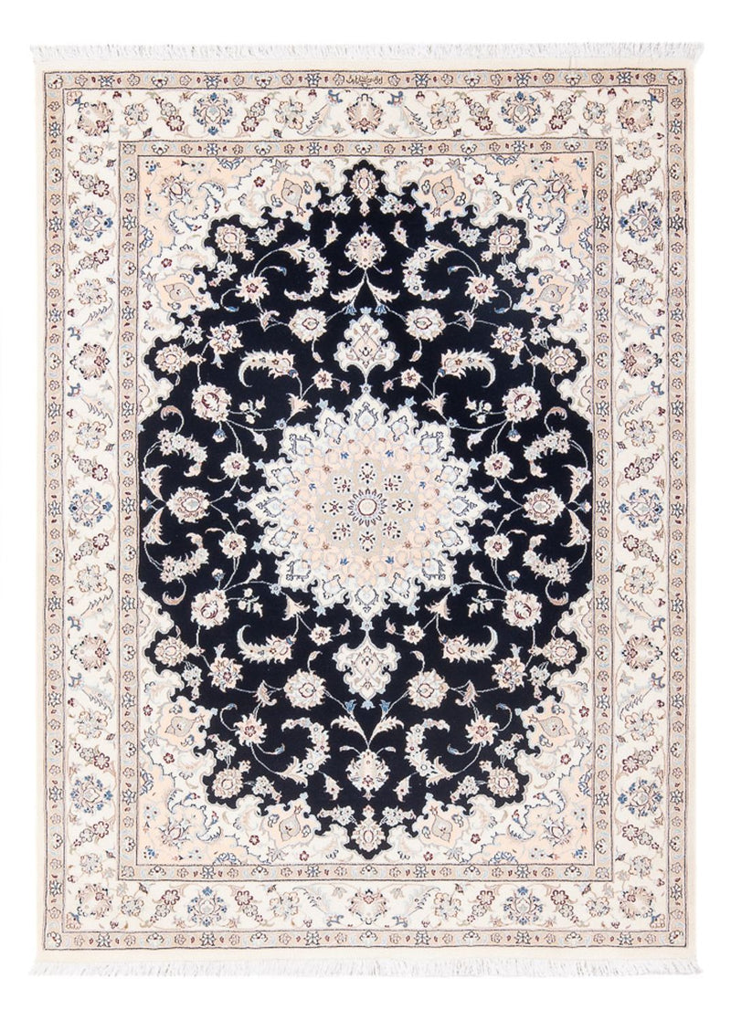 Nain - 6La Teppich 110x160cm - Perserteppich - dunkelblau