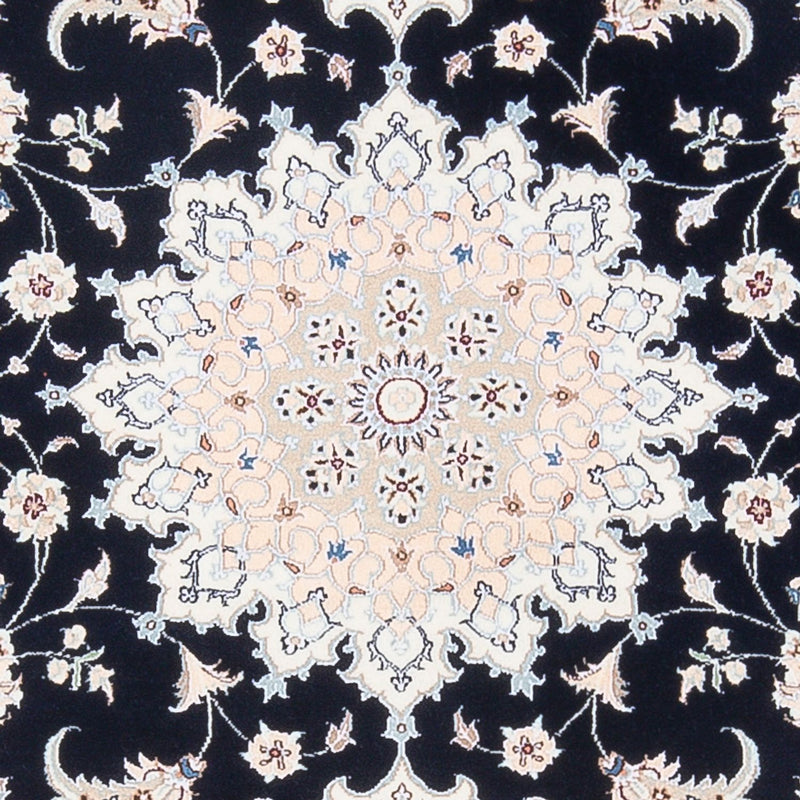 Nain - 6La Teppich 110x160cm - Perserteppich - dunkelblau