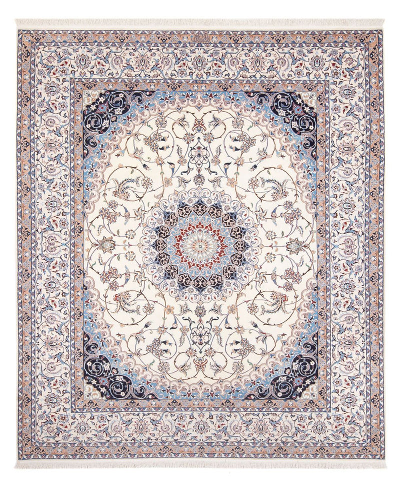 Nain - 6La Teppich 210x263cm - Perserteppich - creme