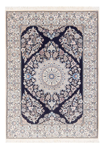 Nain - 6La Teppich 104x147cm - Perserteppich - dunkelblau