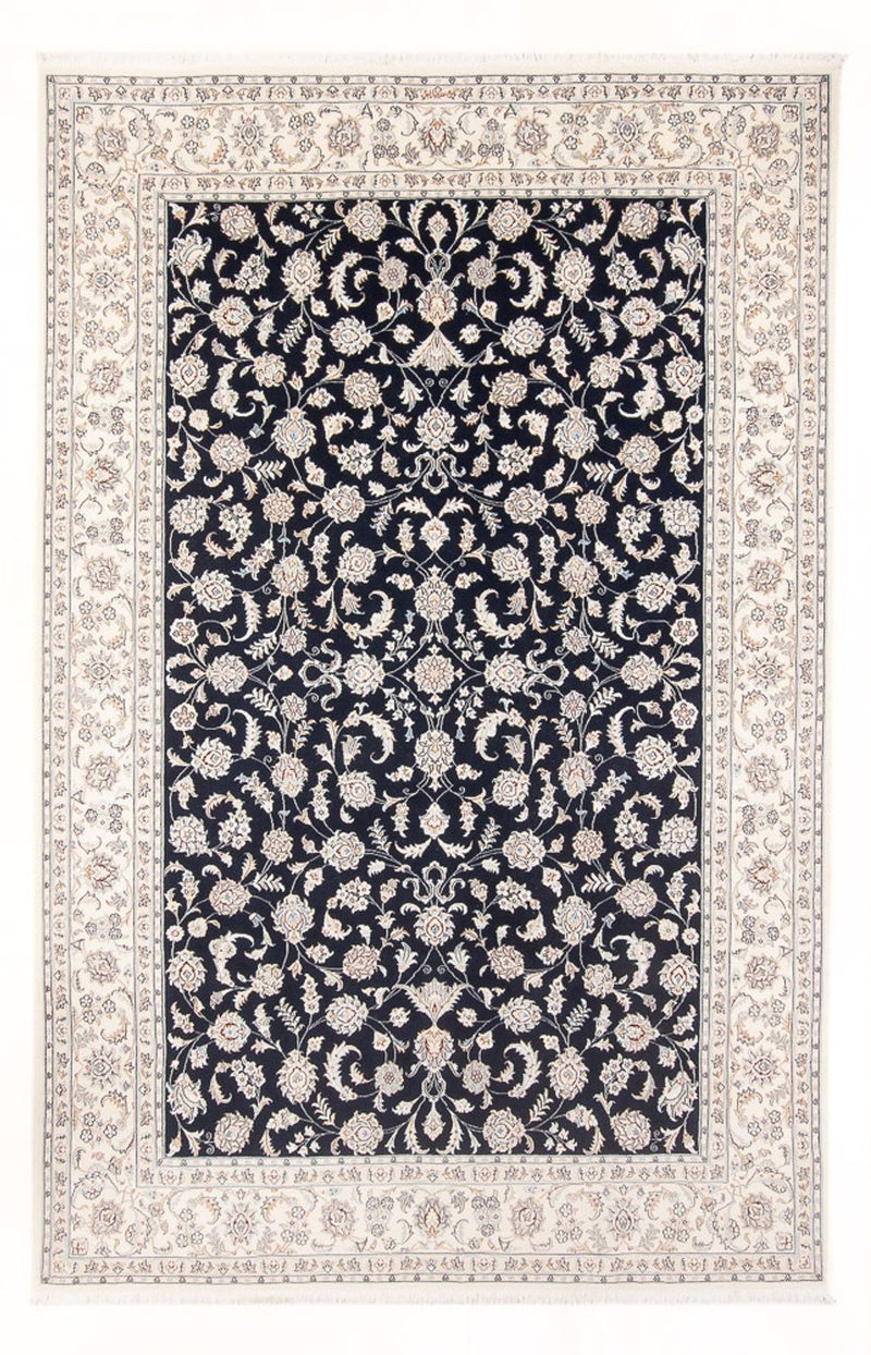 Nain - 6La Teppich 198x298cm - Perserteppich - dunkelblau