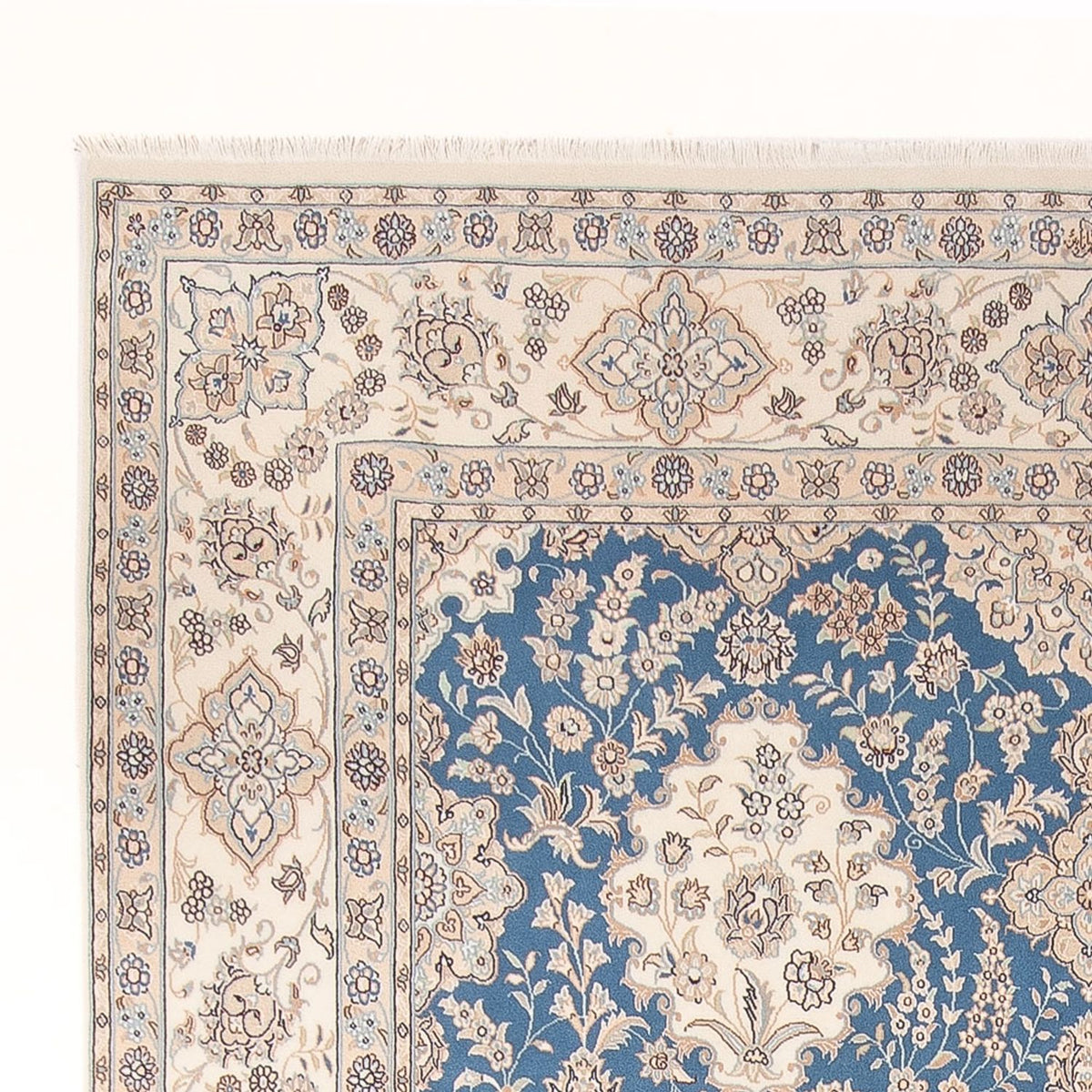 Perserteppich - Nain - Premium - 245 x 348 cm - hellblau