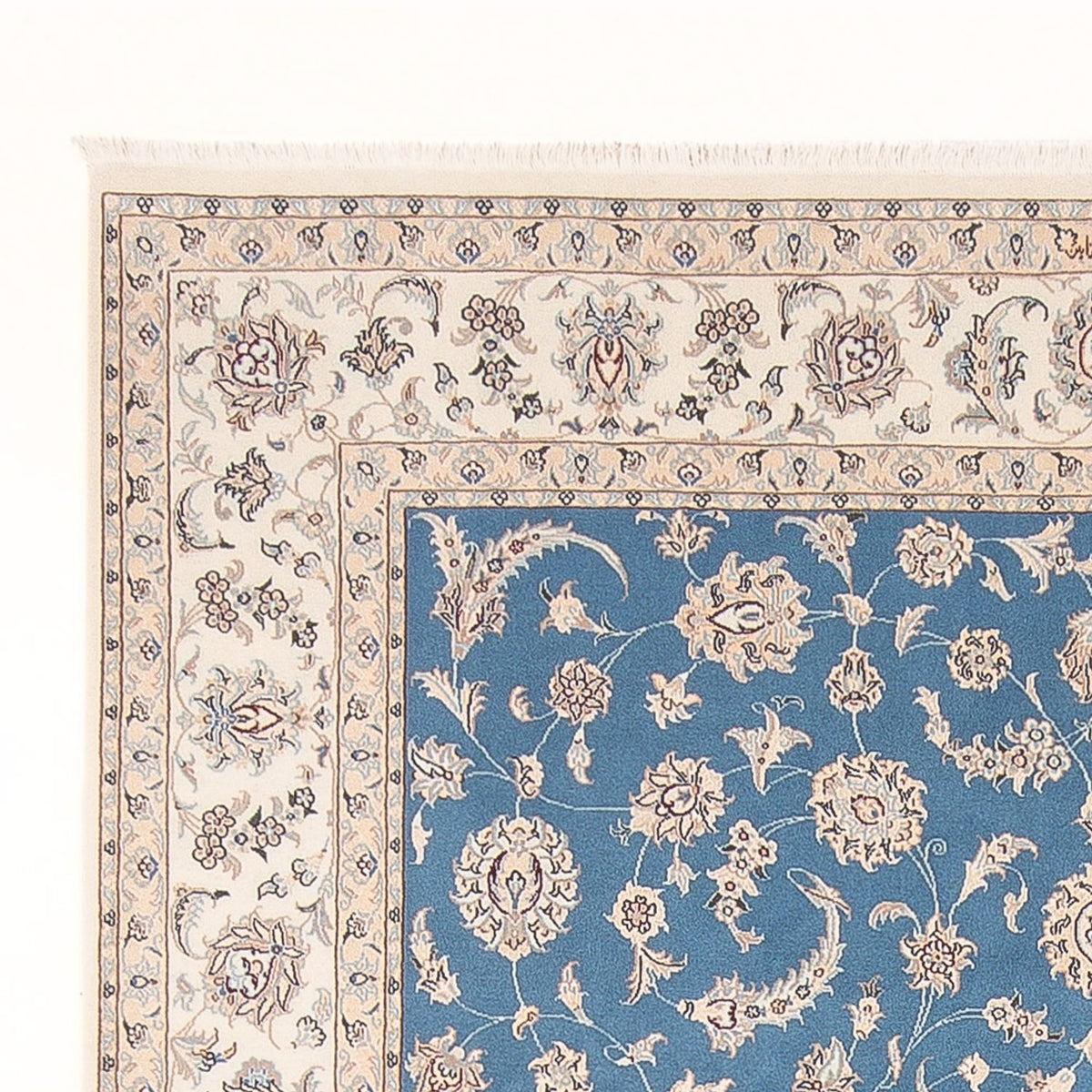 Nain - 6La Teppich 196x297cm - Perserteppich - hellblau