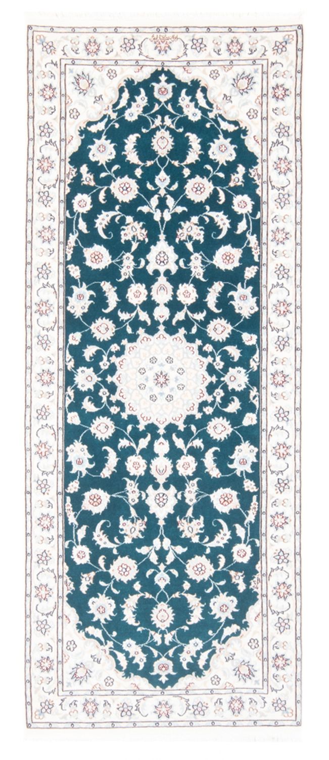 Läufer Perser - Nain - Royal - 81 x 200 cm - grün