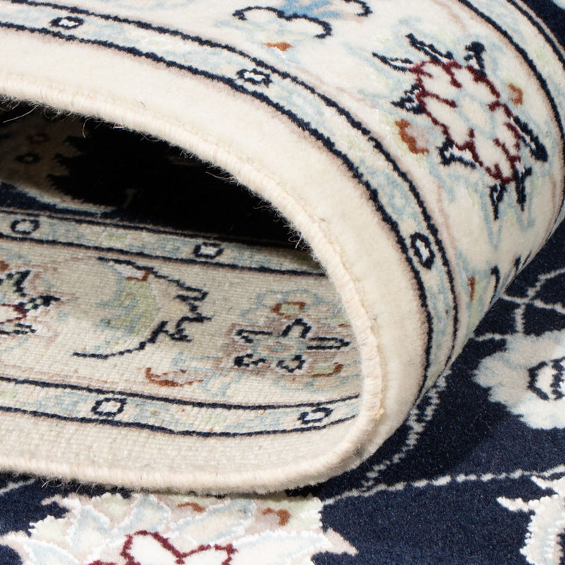 Nain - 9La Teppich 81x195cm - Perserteppich - dunkelblau