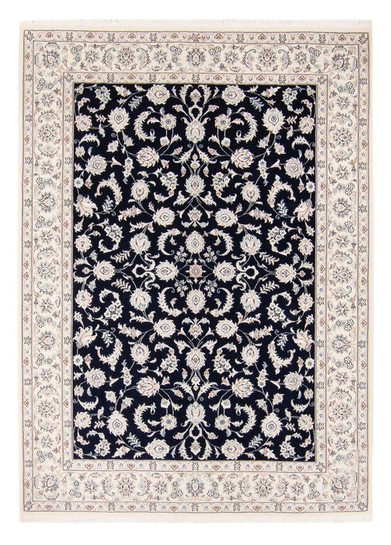 Nain Teppich 170x233cm - Perserteppich - dunkelblau