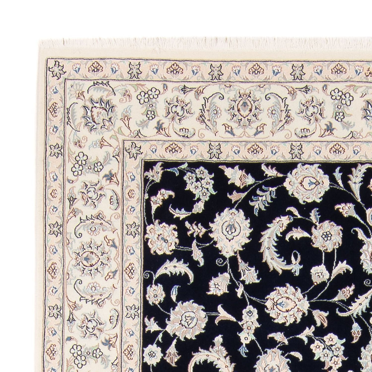 Nain Teppich 170x233cm - Perserteppich - dunkelblau