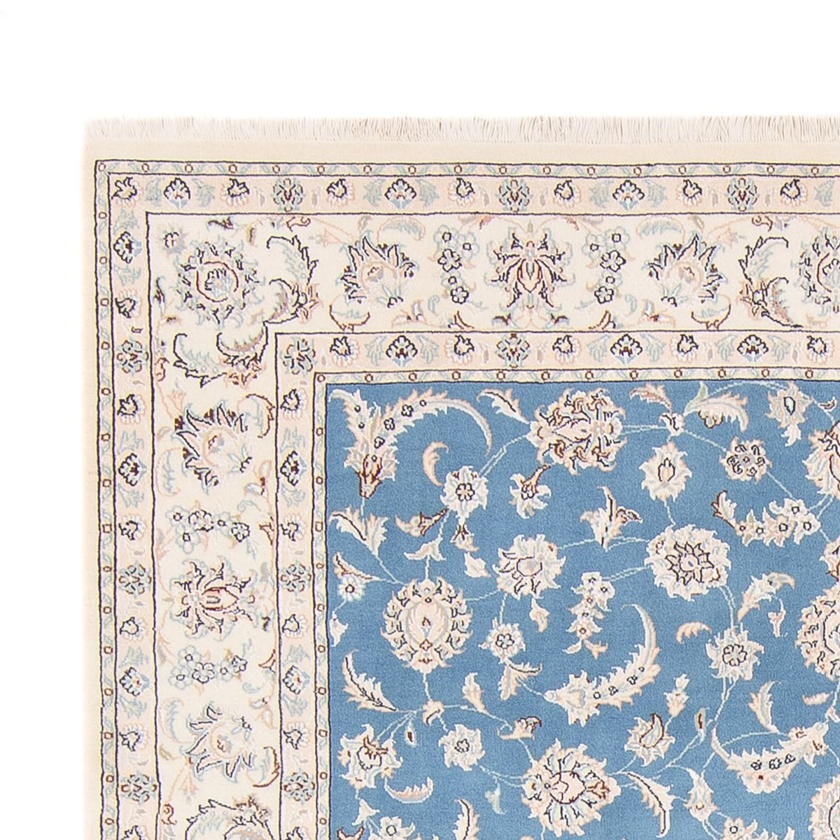 Nain Teppich 170x240cm - Perserteppich - blau