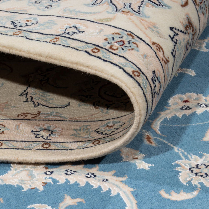 Nain Teppich 170x240cm - Perserteppich - blau