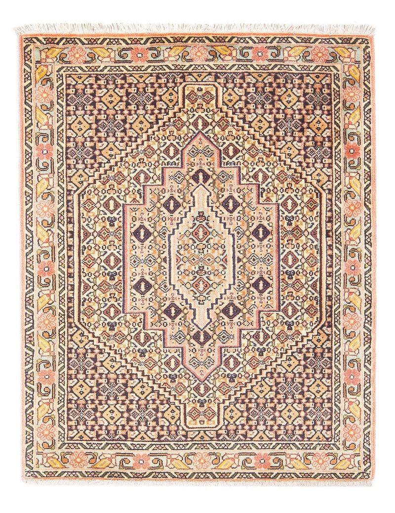 Senneh Teppich 73x110cm - Perserteppich - hellbeige
