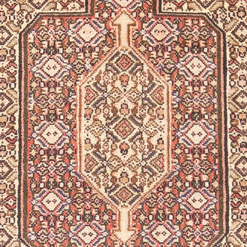 Senneh Teppich 77x110cm - Perserteppich - dunkelbeige