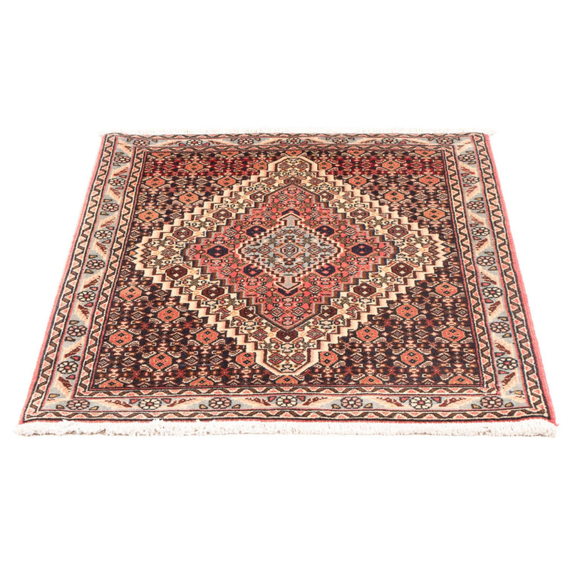 Senneh Teppich 73x100cm - Perserteppich - hellrot